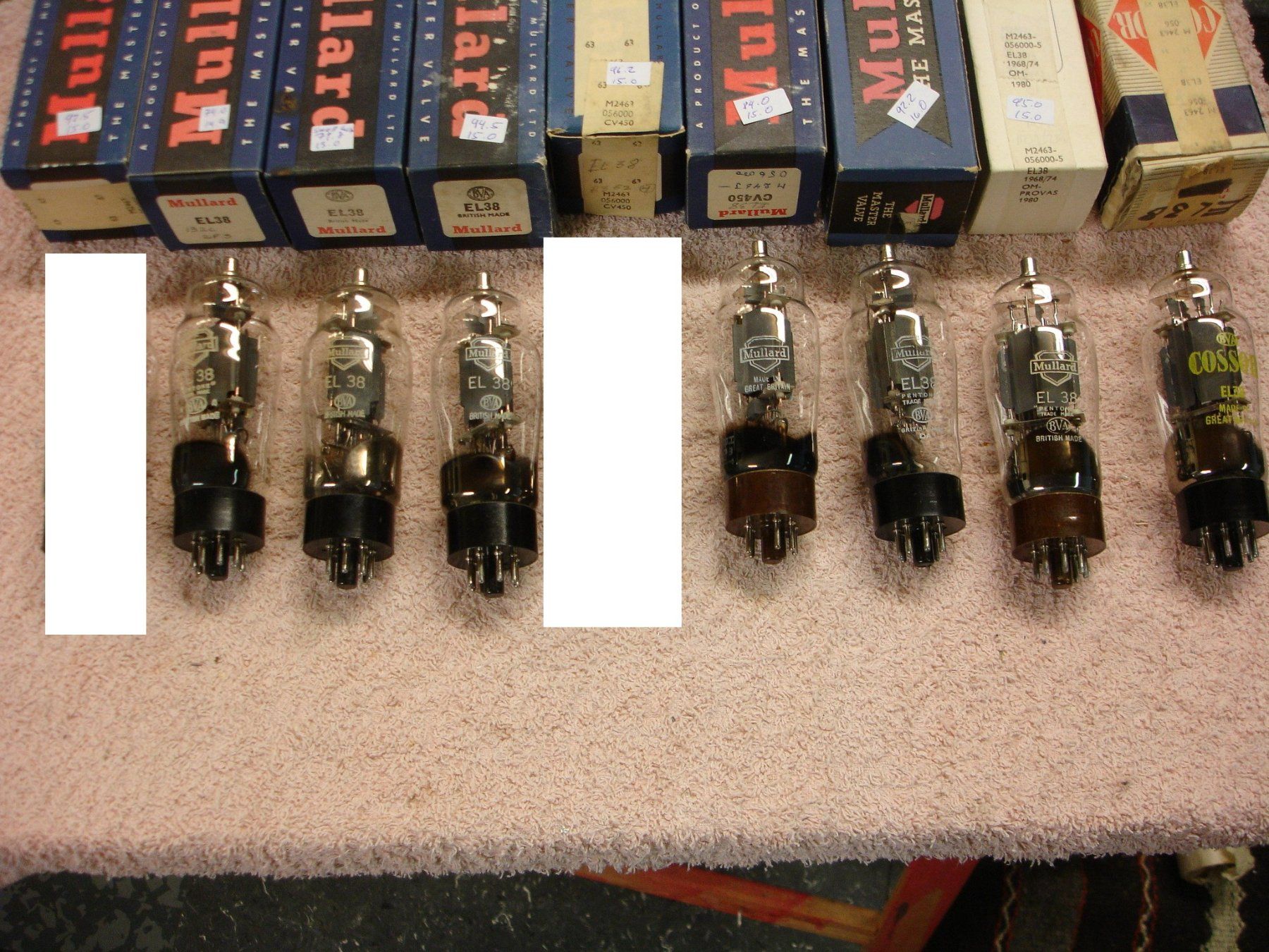 Componenti elettronici: EL38 Mullard - 7 Stück – Usato da Damvant venduto da Bleupa