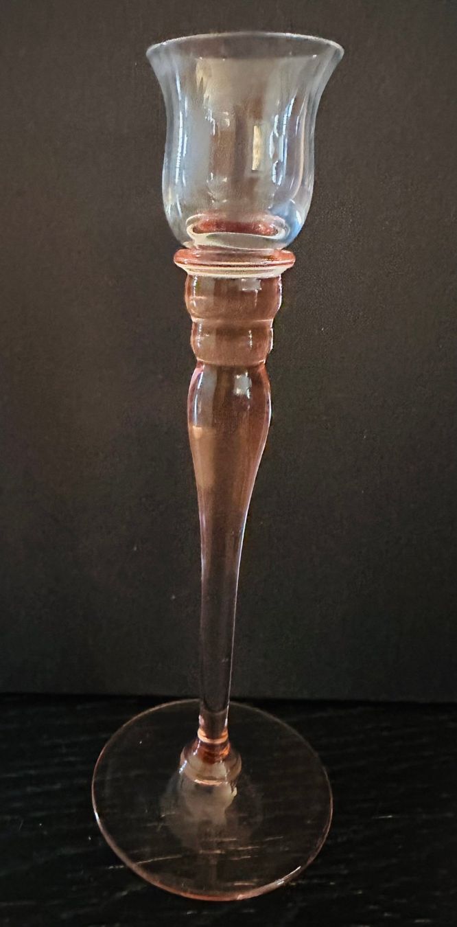 Portacandele: Kerzenständer aus Glas – Usato da Binz venduto da banbolea