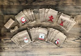 Adventskalender 24 Beutel Säckli Pingu Samichlaus Lebkuchen