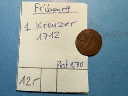 FRIBOURG : 1 KREUZER 1712