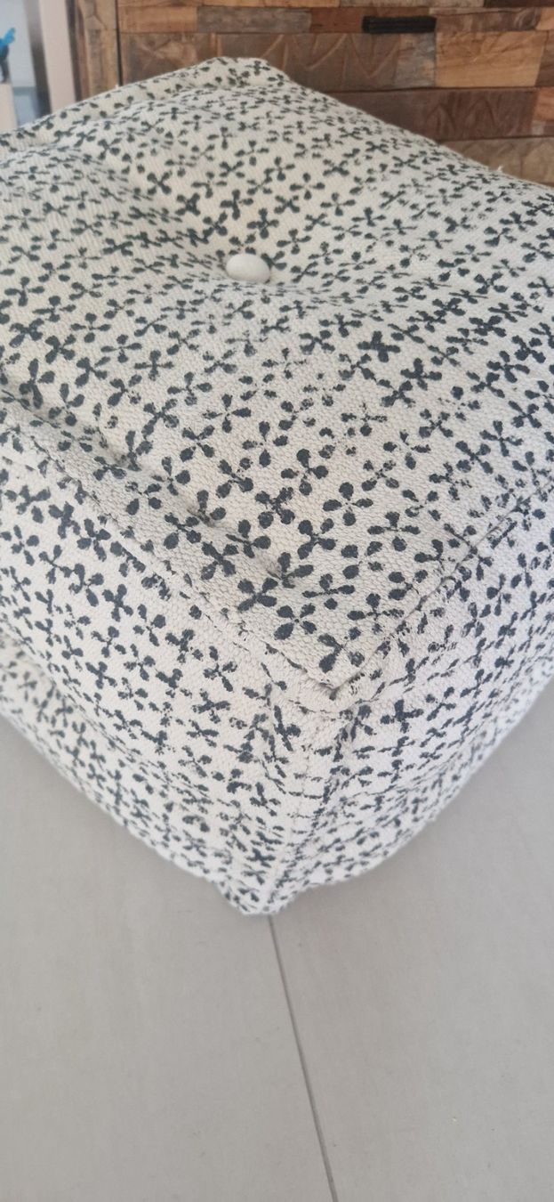 Tabourets: Pouf Hocker Stuhl gemustert Boho Vintage – D'occasion à Oberentfelden par kat_8rks 1