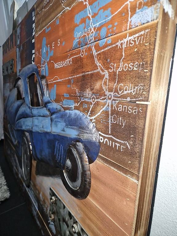 Poster & Bilder: Metallbild Auto 3D – Gebraucht aus Wald ZH von mcbento 1