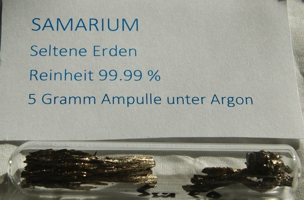 METALLE DER SELTENEN ERDEN SAMARIUM (Neu (gemäss Beschreibung)) in ...