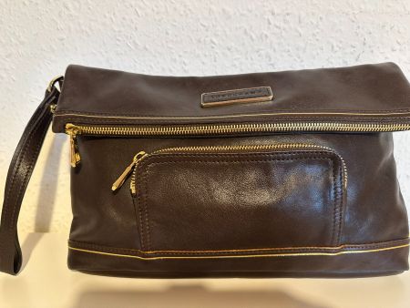 Pochette/Clutch longchamp cuir chocolat