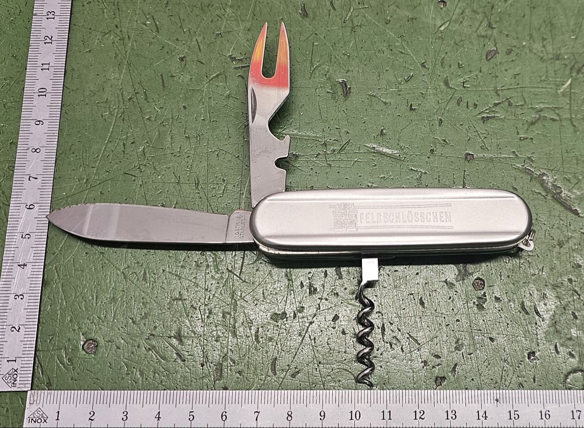 Coltelli tascabile: Feldschlösschen Sackmesser, Sammlerstück! – Usato da Burgdorf venduto da gbergler33