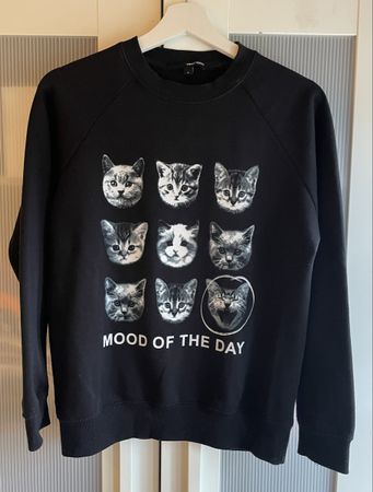 Cooler Tally Weijl Pullover, Katzen Mood, Grösse S🐈‍⬛🐈