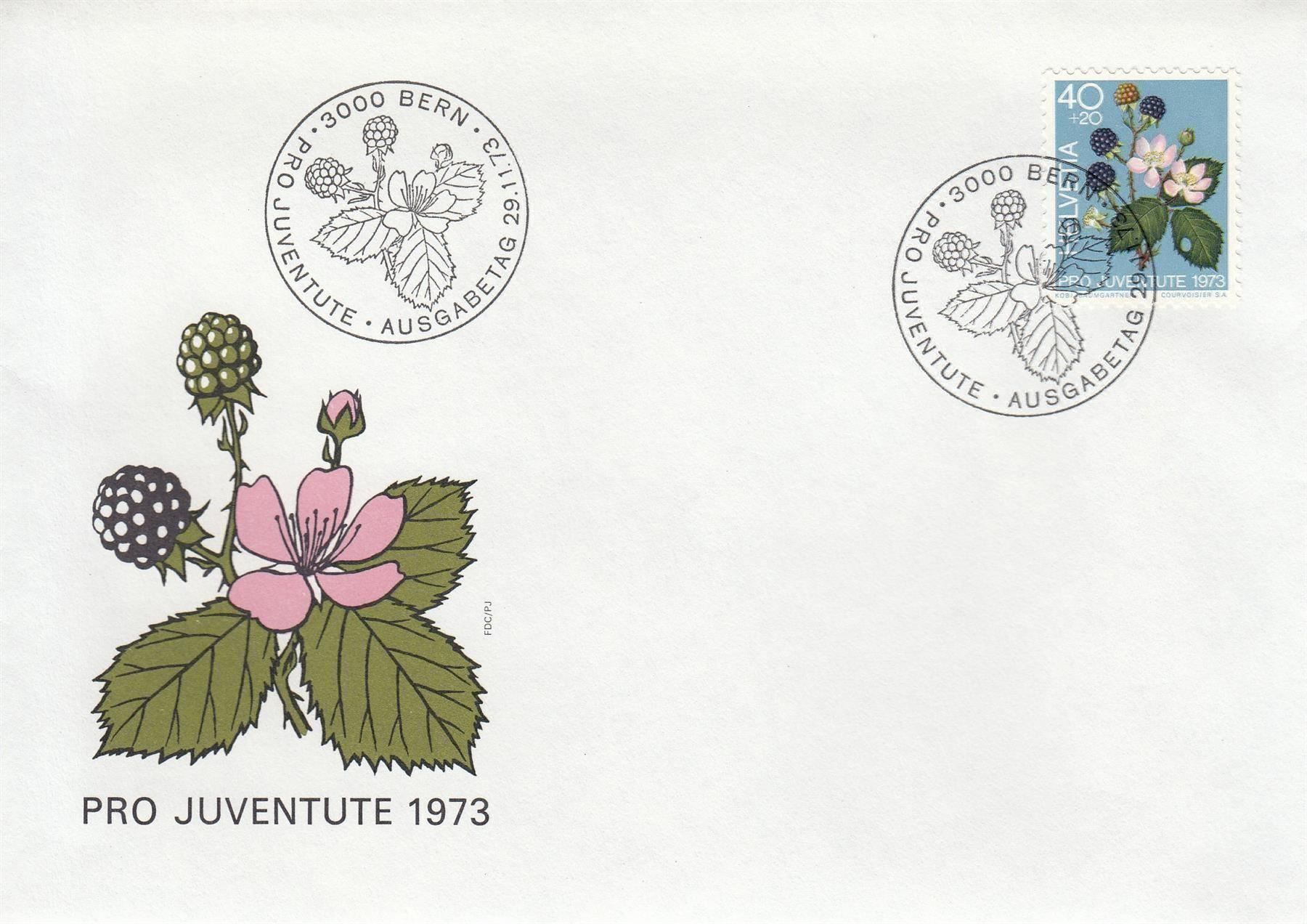 Tutti i francobolli: 1973  244-47 Pro Juventute 4 FDC – Usato da Spreitenbach venduto da Mustang_1105 2