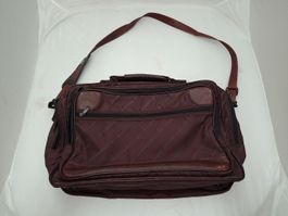 Porsche Aktentasche, Messengertasche, Burgunderrot, vintage