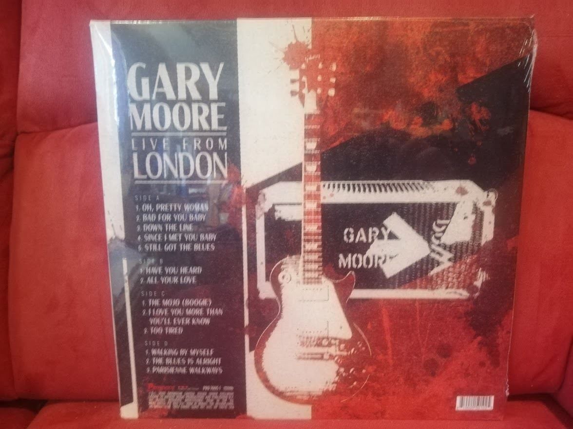 Dischi in vinile: Gary Moore Live from London 2LP Blue Vin – Nuovo e nell'imballaggio originale da Zofingen venduto da noise123 3