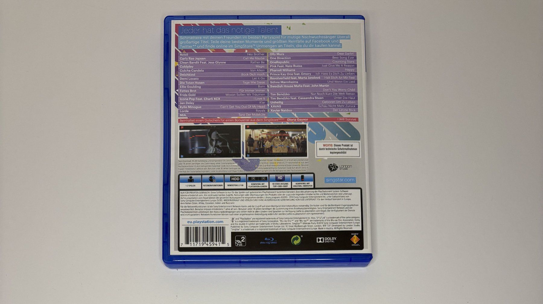 Spiele: PS4 - SingStar: Ultimate Party – Gebraucht aus Allschwil von Bullach 2