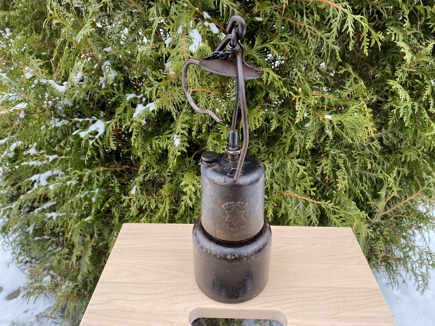 Lampade: antike Aebi & Cie. Karbidlampe / Grubenlampe – Usato da Feldbach venduto da Fea1 2