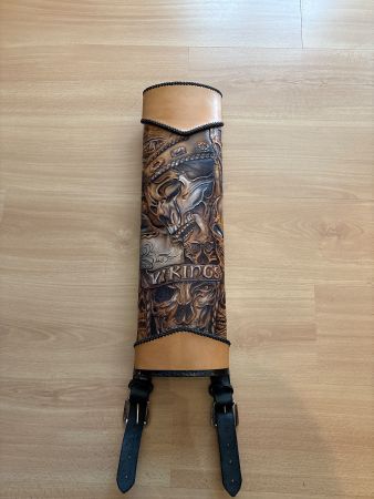 Viking Köcher aus Leder, Handgemacht, Top Zustand!