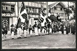 Appenzeller Rhodsfahnen, gelaufen 1950