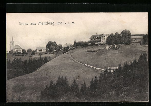 Cartoline postali: AK Menzberg, Panorama – Usato da Berlin venduto da bartko-reher