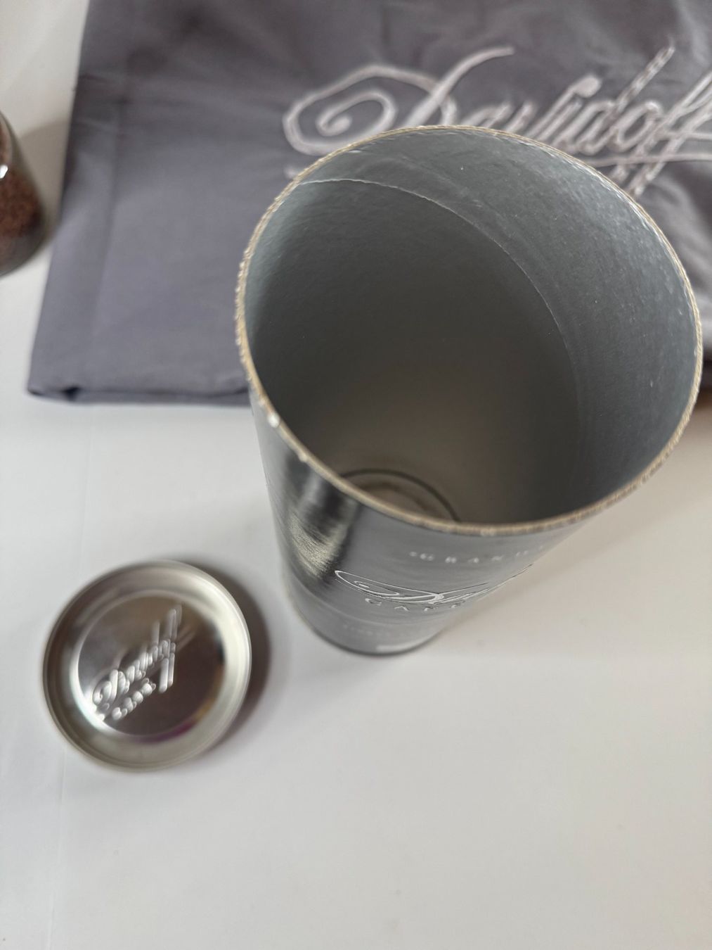 Davidoff Humidor per sigari: Davidoff Café Set - 4x Dose & Schürze - 90er/2000er – Usato da Büren SO venduto da Handelsvermittlung 6