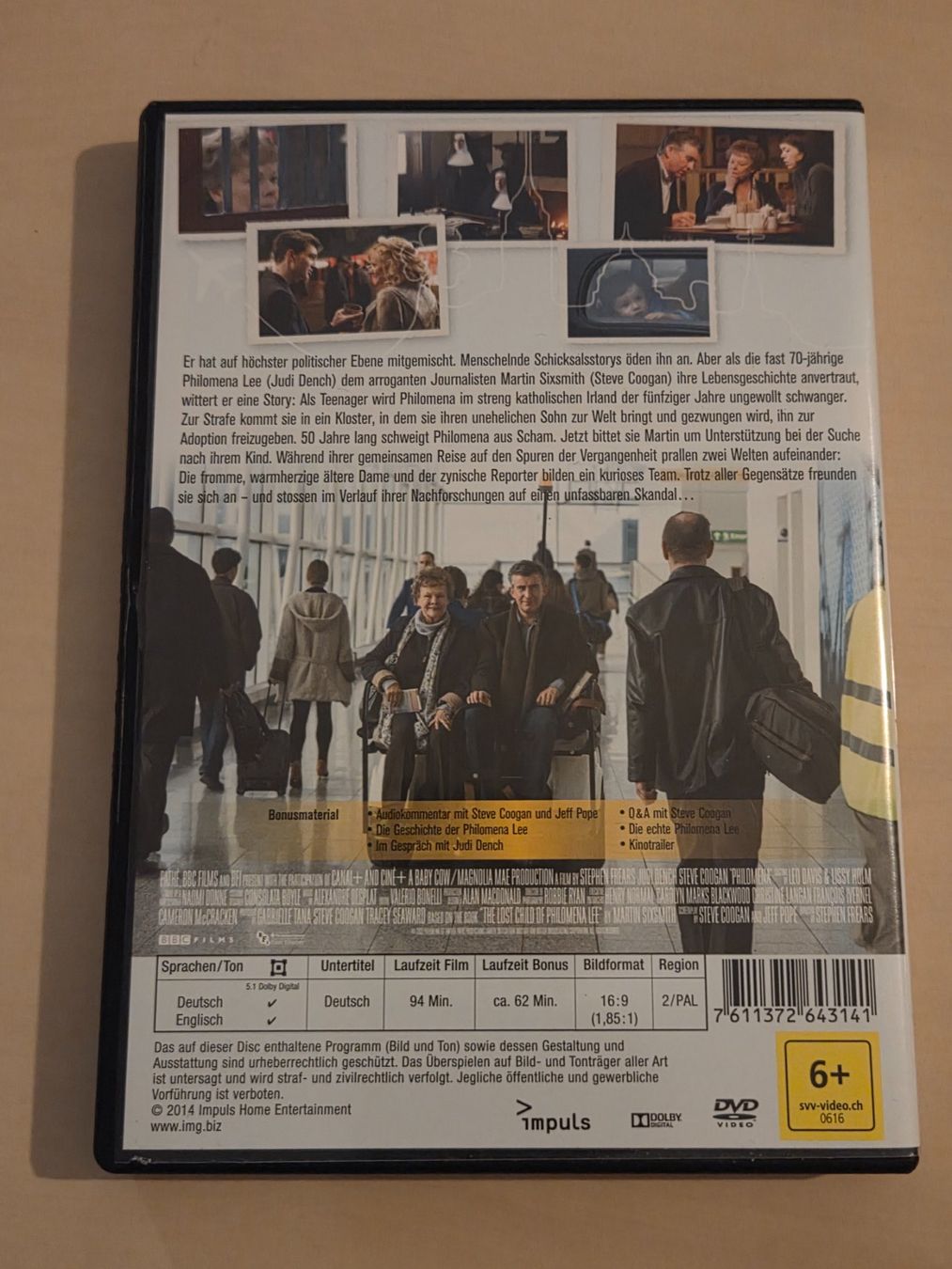 Alle DVDs: Philomena, Judi Dench, DVD – Gebraucht aus Liestal von ITOlio 1