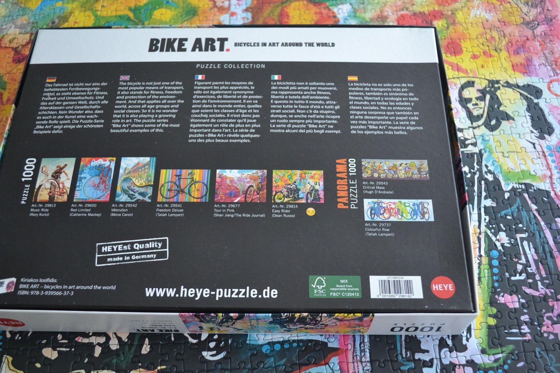 Heye Puzzle: Puzzle 1000 Teile - Easy Rider – Usato da Kölliken venduto da Knorrli58 5