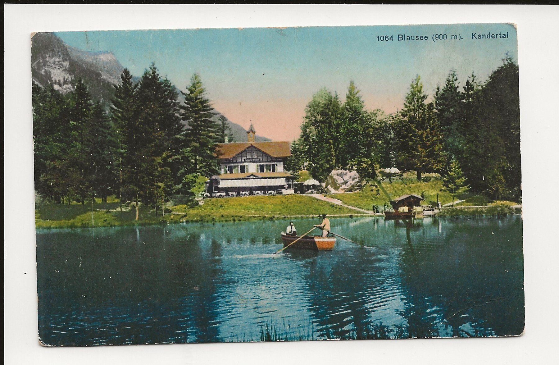 Cartoline postali: AK ca. 1925 Blausee Kandertal – Usato da Greifensee venduto da 315WDO