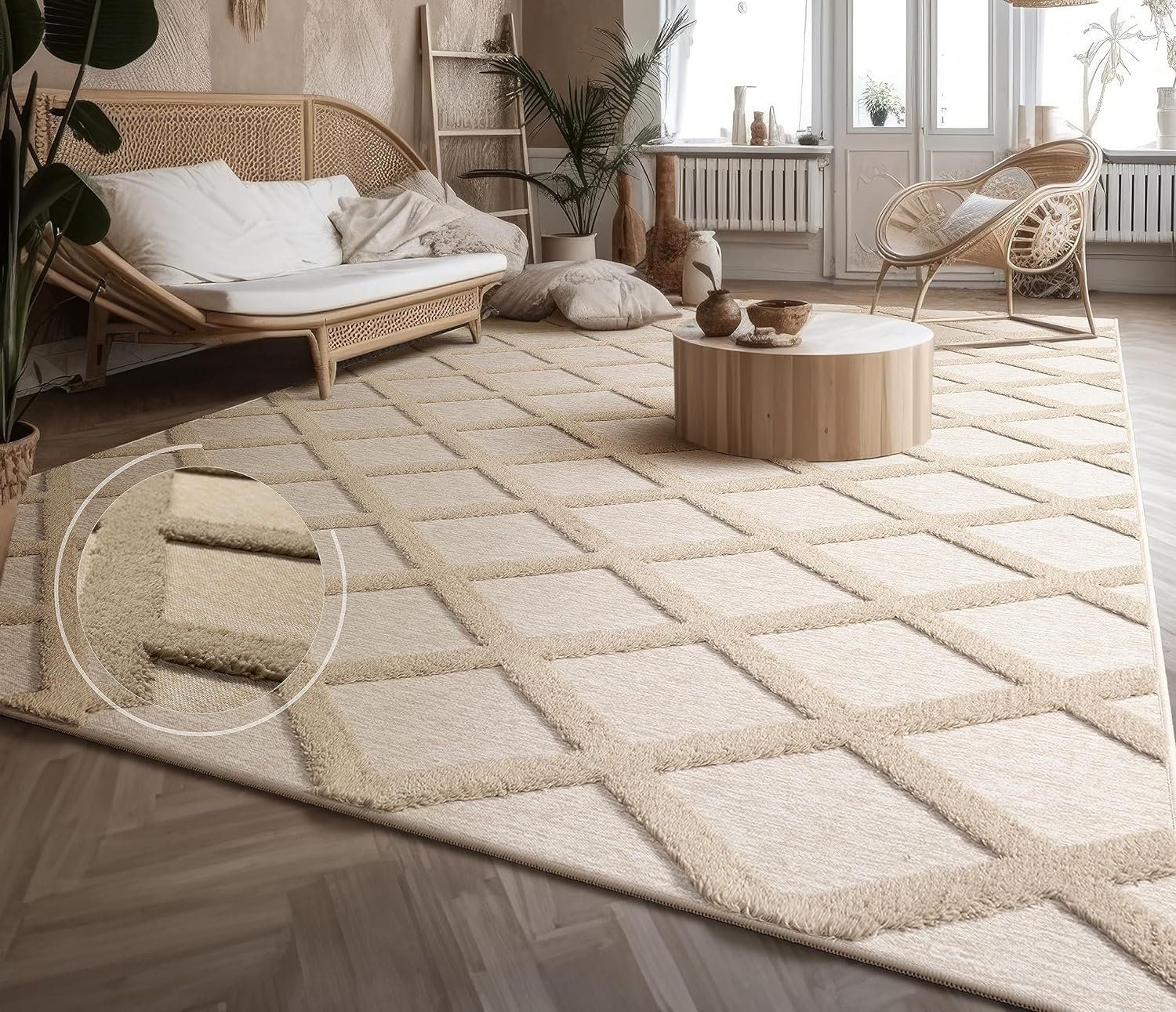 Tappeti: Moderner Teppich Skandi Ivory NEU 160x220 – Nuovo e nell'imballaggio originale da Bern venduto da Miraitrading