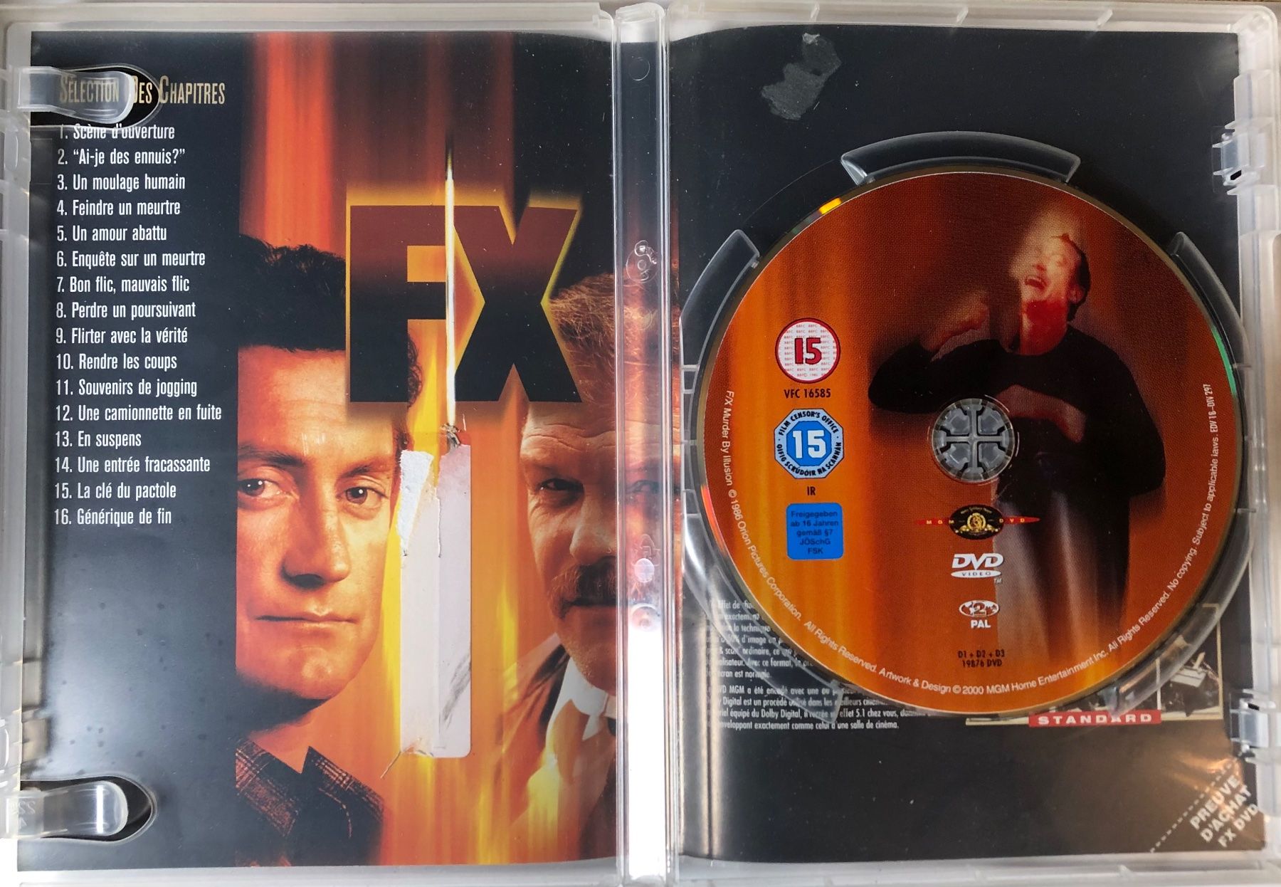 Tutti i DVDs: BRYAN BROWN / BRIAN DENNEHY - FX (EFFET DE CHOC) – Usato da Poliez-Pittet venduto da Newtown-Records 2