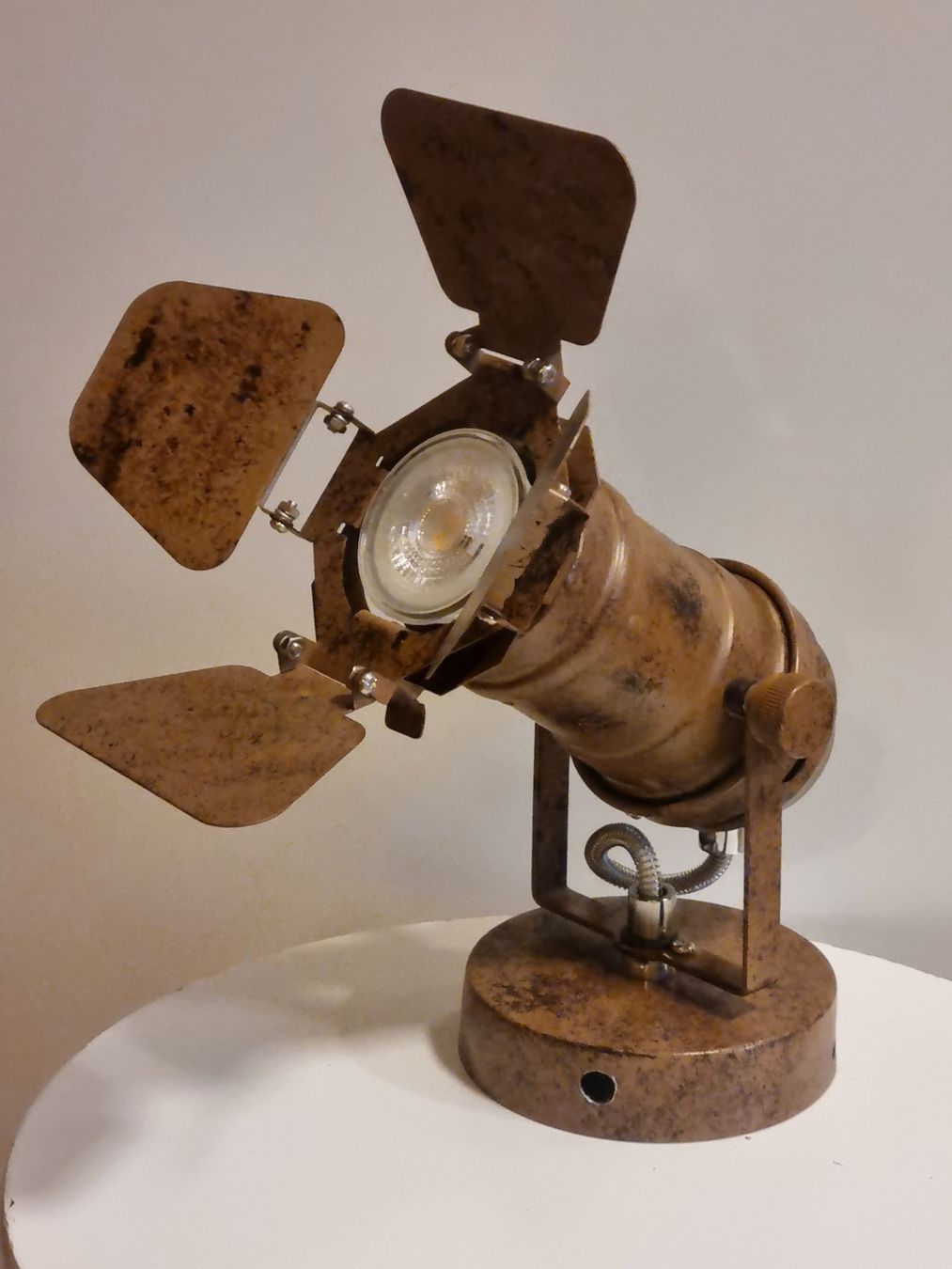 Lampen: Industrie Spot Lampe verstellbar – Gebraucht aus Scharnachtal von devin03 6