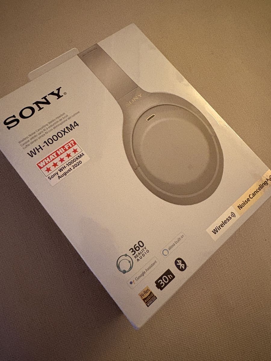 Sony Cuffie: New Sony WH-1000XM4 – Nuovo e nell'imballaggio originale da Zürich venduto da WesJes_65