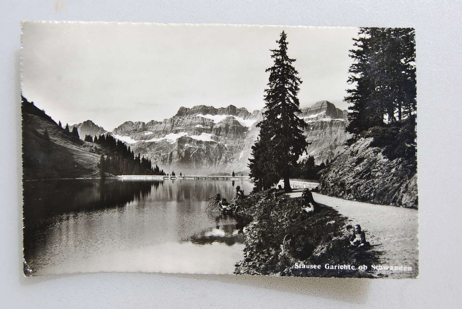 Ansichtskarten: Stausee Garichte ob Schwanden – Gebraucht aus Rüfenacht BE von Toro06