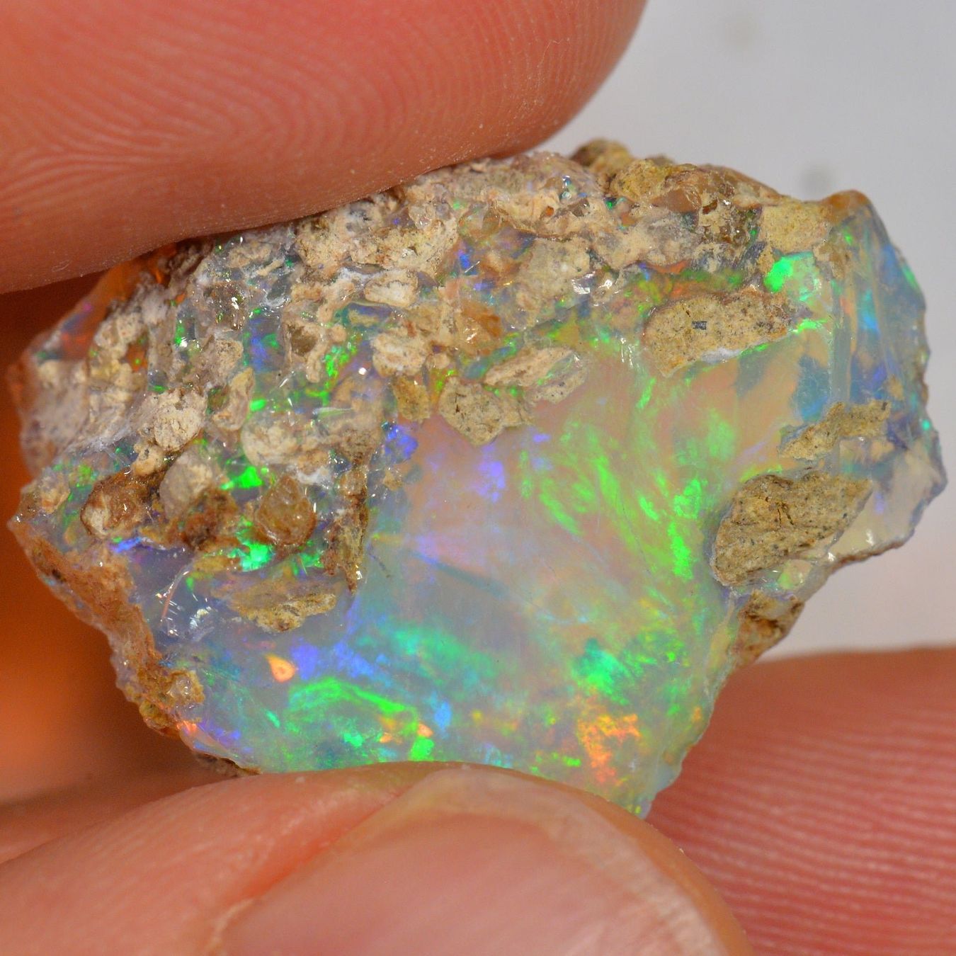 Pietre preziose: 21.3 Karat - Roher Äthiopischer Welo Opal – Nuovo (secondo la descrizione) da Rüti ZH venduto da DeinOpal 2