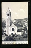 AK Zürich, St. Antoniuskirche, 1912