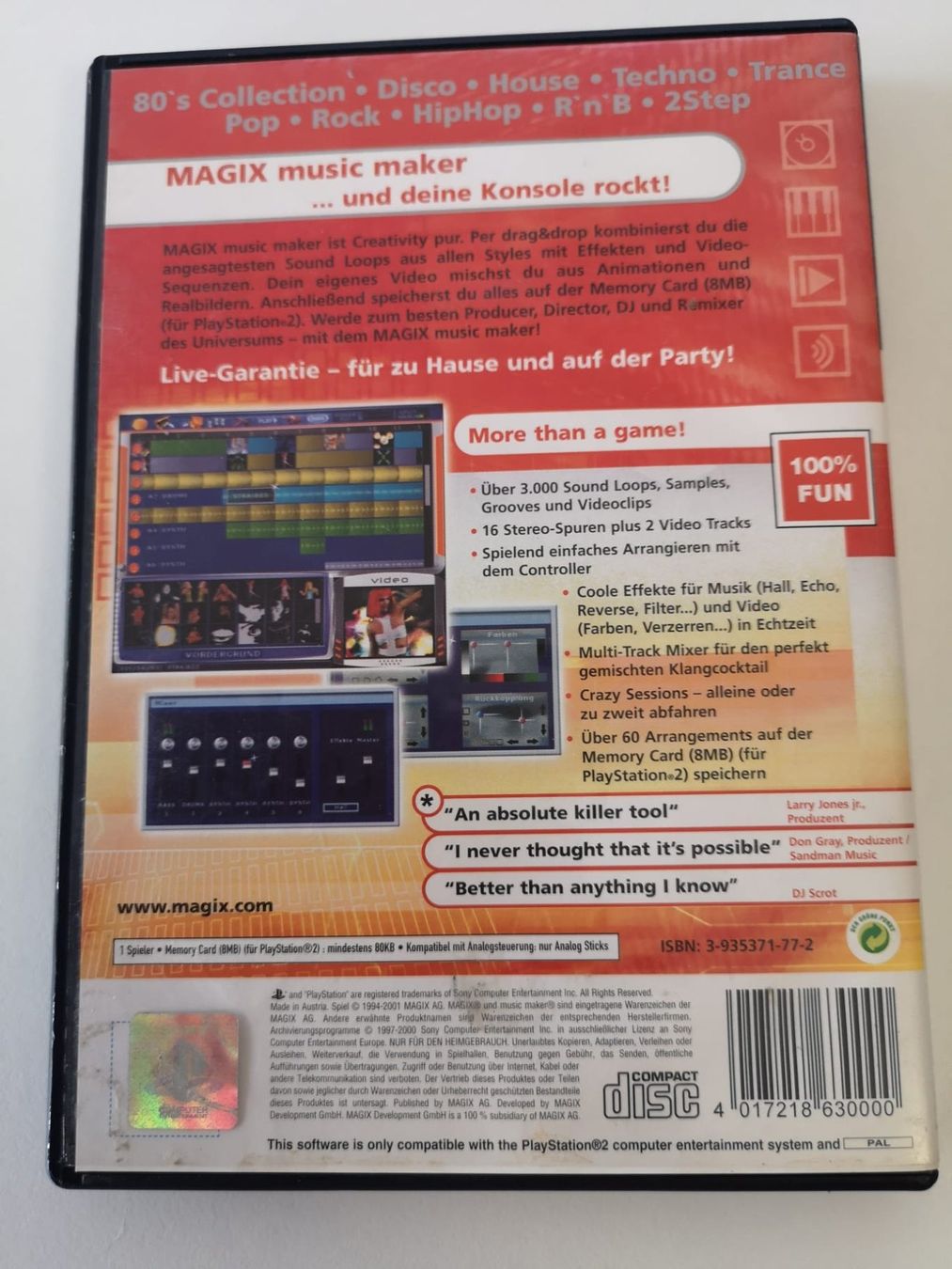 Giochi: Music Maker (PS2) – Usato da Herisau venduto da Seyashop1 2