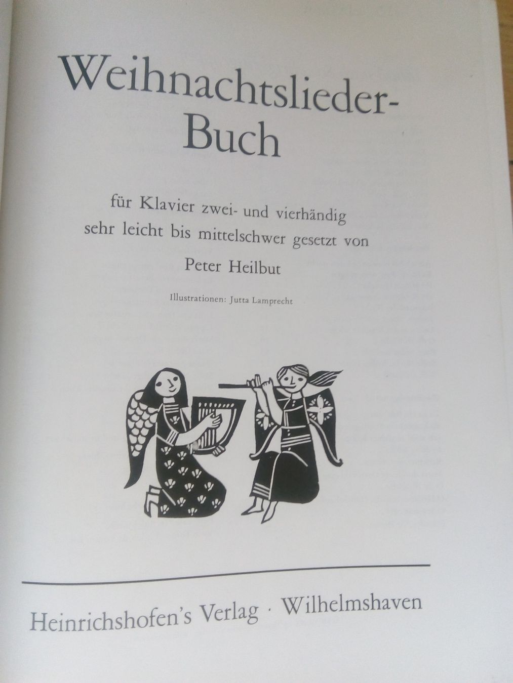 Libri: Weihnachtslieder-Buch (Peter Heilbut) Klavier 2 oder 4händig – Usato da St.Gallen venduto da elk2022 1