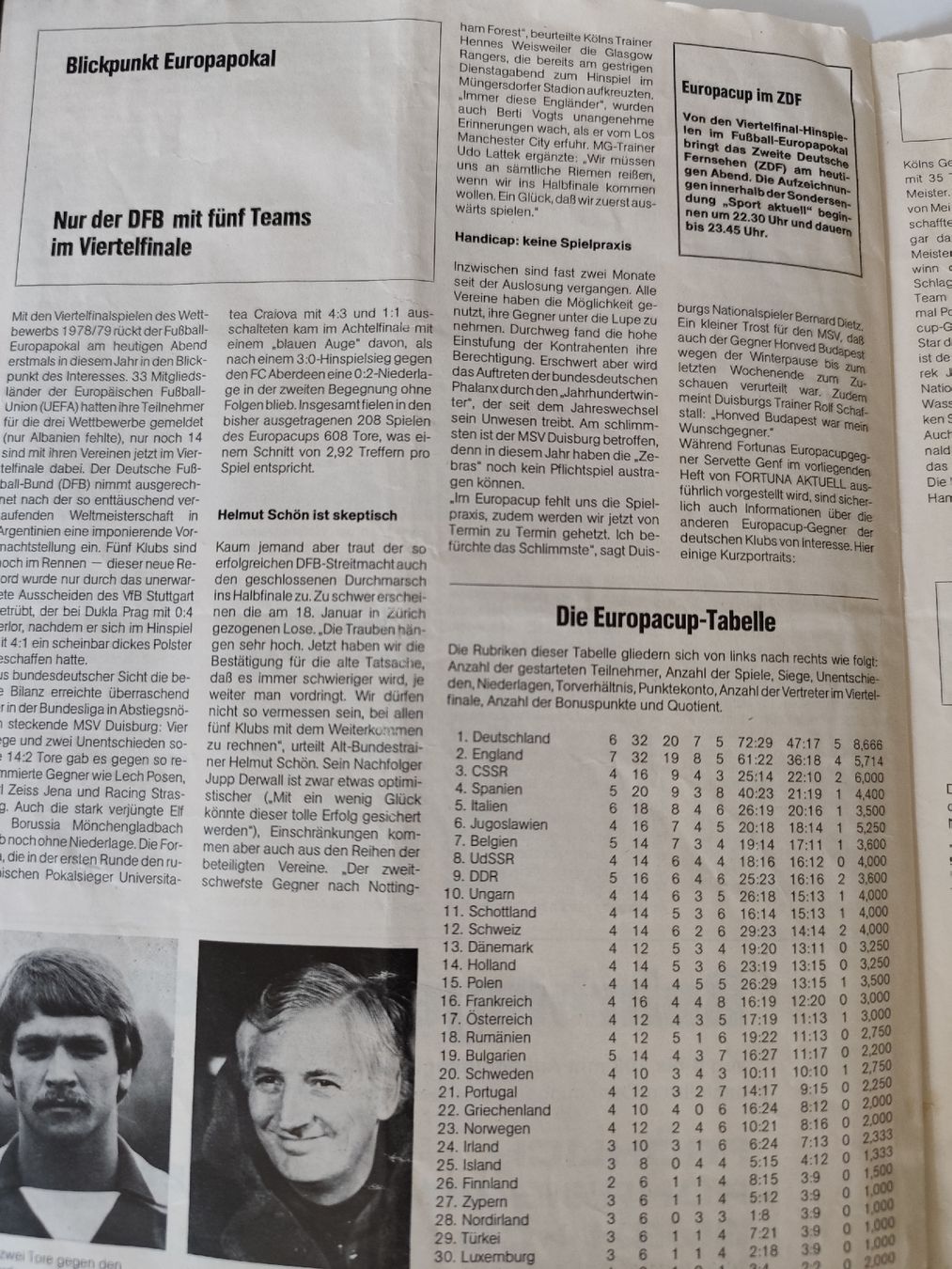 Biglietti: Fortuna Düsseldorf vs Servette FC programme + billet 1979 – Usato da Moléson-s-Gruyères venduto da Greg2707 7