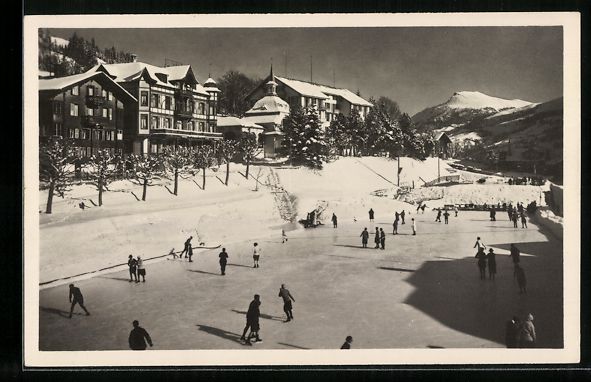 Ansichtskarten: Adelboden, Kulm-Hotel Kurhaus mit Eisl – Gebraucht aus Berlin von bartko-reher