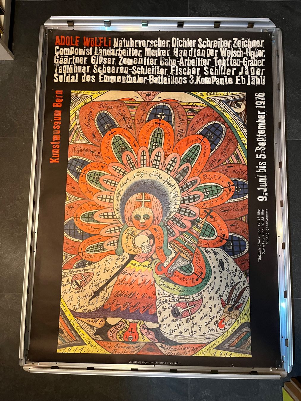 Poster & Bilder: plakat, adolf wölfli, bern 1976 – Gebraucht aus Emmenmatt von flyrecords