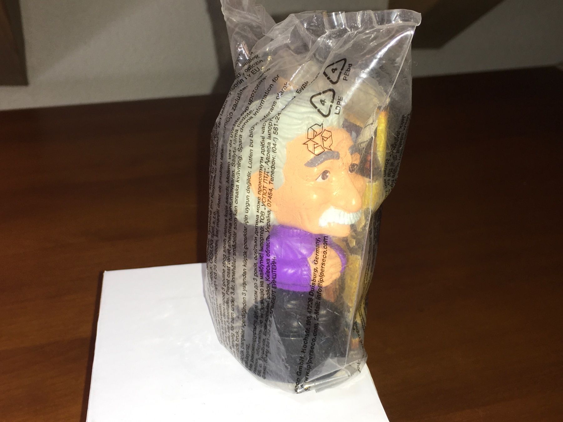 Statuette: Albert Einstein Figur Happy Meal Mc Donalds – Nuovo e nell'imballaggio originale da Wohlen AG venduto da PrivatSammlung