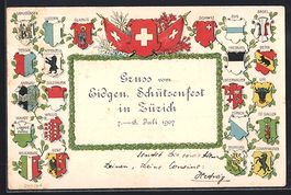 Zürich, Eidgen. Schützenfest 1907, Wap