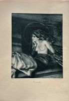 Albert von Keller, Erwachen, Akt, Mezzotinto1916