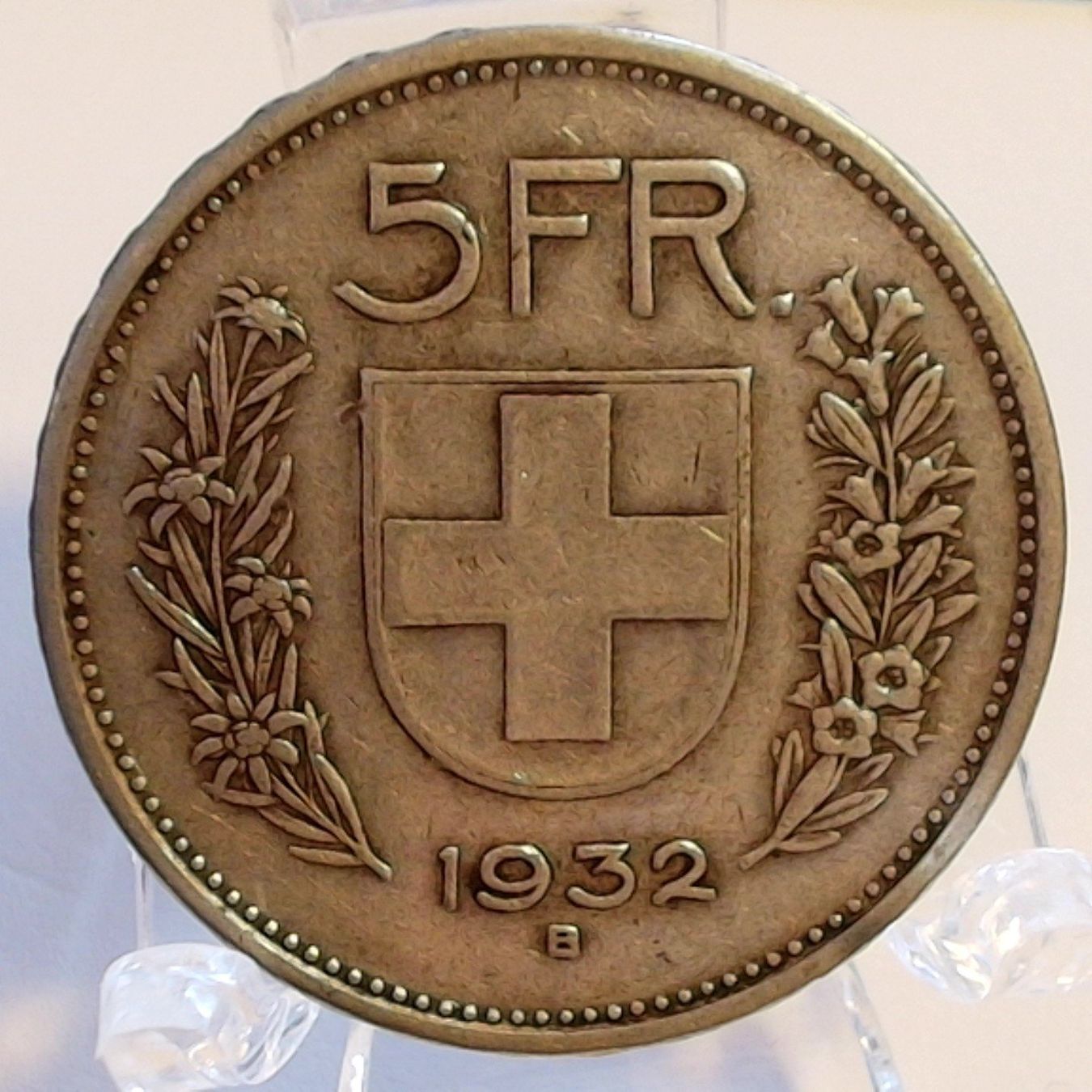 Tutti le monete: 5 Fr. 1932 Silber (Ref.502) – Usato da Amriswil venduto da Digit_all