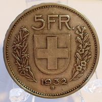 5 Fr. 1932 Silber (Ref.502)