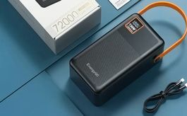 EnergyQC Powerbank, 72000 mAh, tragbare Powerstation, 130 W