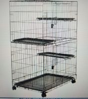 Katzen Zimmer käfig mit 3 Plattformen und Rollen