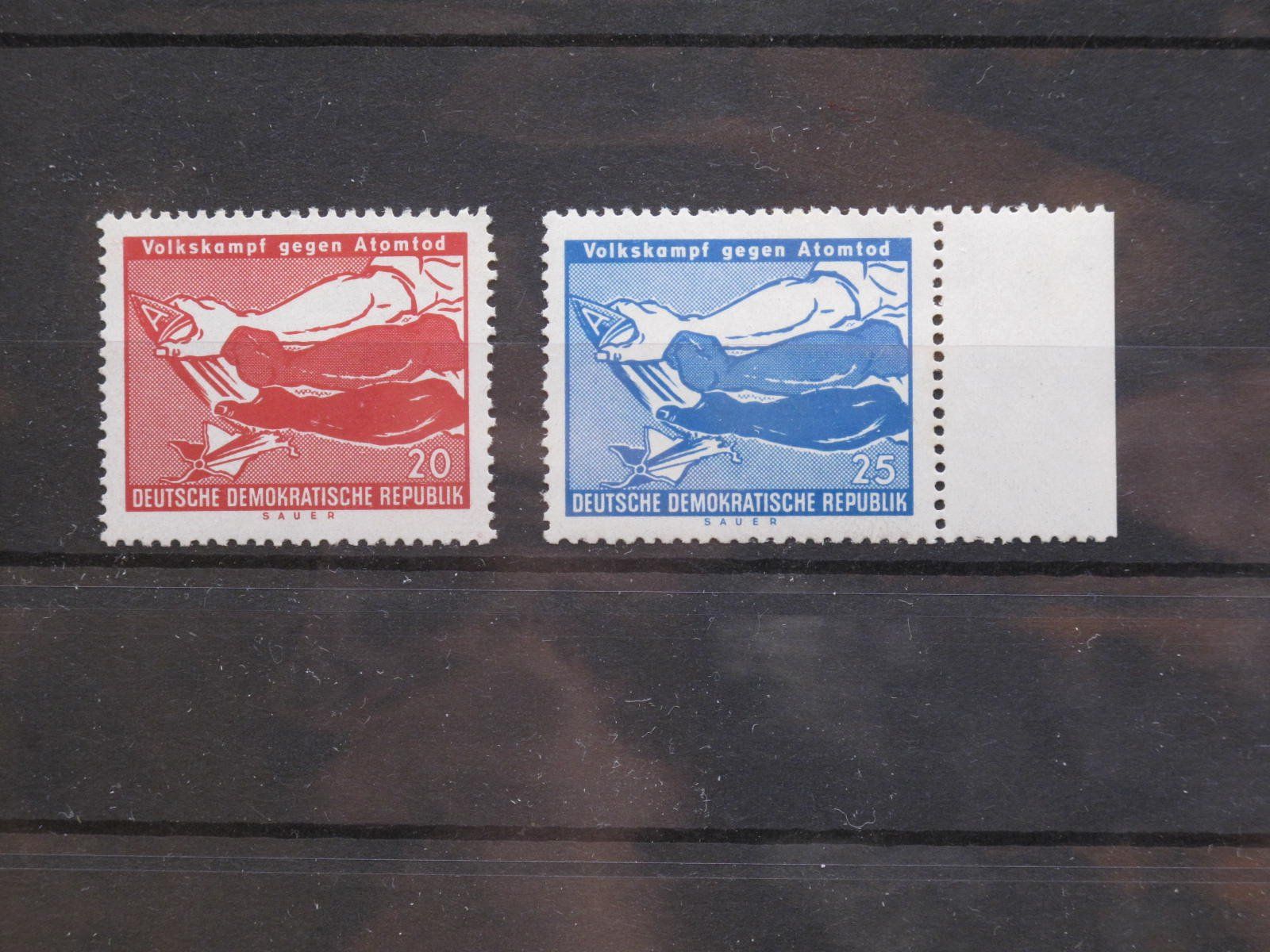 Alle Briefmarken: DDR 1958 Voikskampf  ** – Gebraucht aus Wil SG von fva01