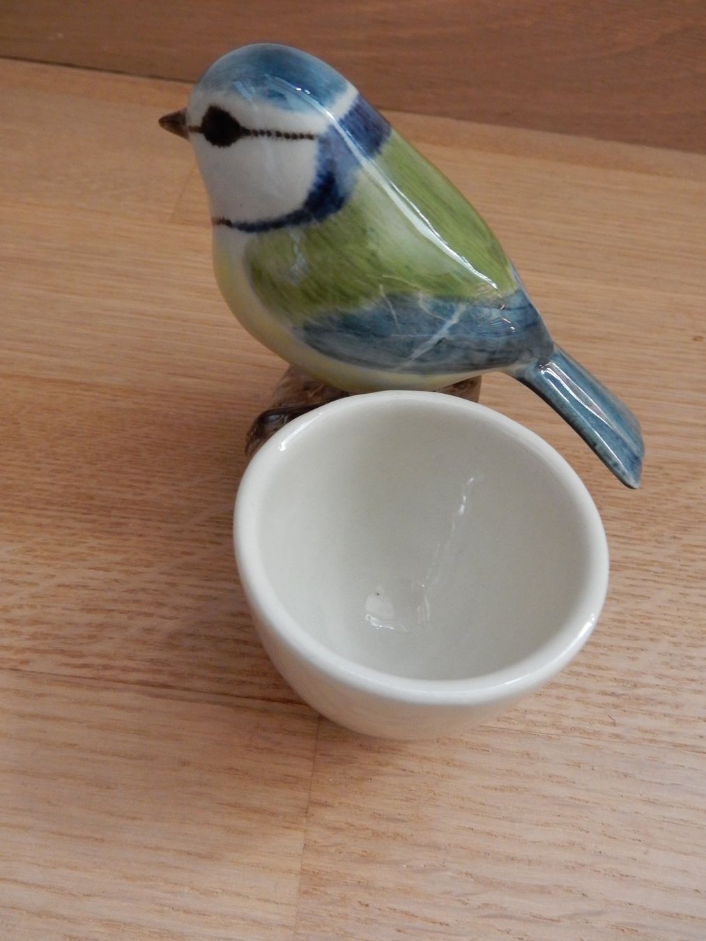 Altre Stoviglie: Vogel Eierbecher in Form einer Blaumeise von Quail GB NEU – Nuovo (secondo la descrizione) da Jona venduto da simongarden 1