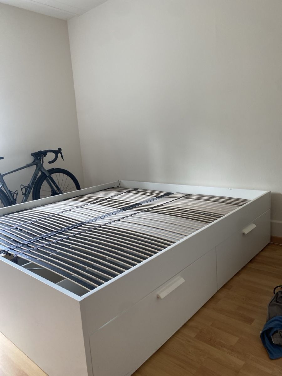 Ikea Letti: BRIMNES bed frame with 4 drawers – Usato da St. Gallen venduto da ish_jl6m 2