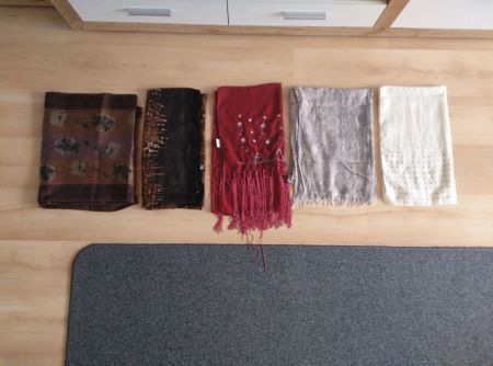 Foulards 5 Teile Set