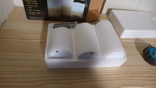 Kerzen: LED Kerzen mit Fernbedienung, 3er Set. – Neu und originalverpackt aus Zürich von inf_gt6t 4