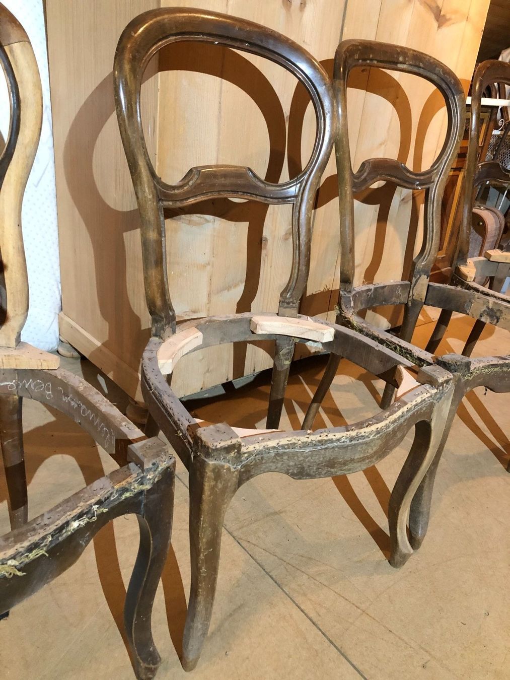 Stühle: 4 antike Polsterstühle – Gebraucht aus Beinwil (Freiamt) von Zedel1923 5