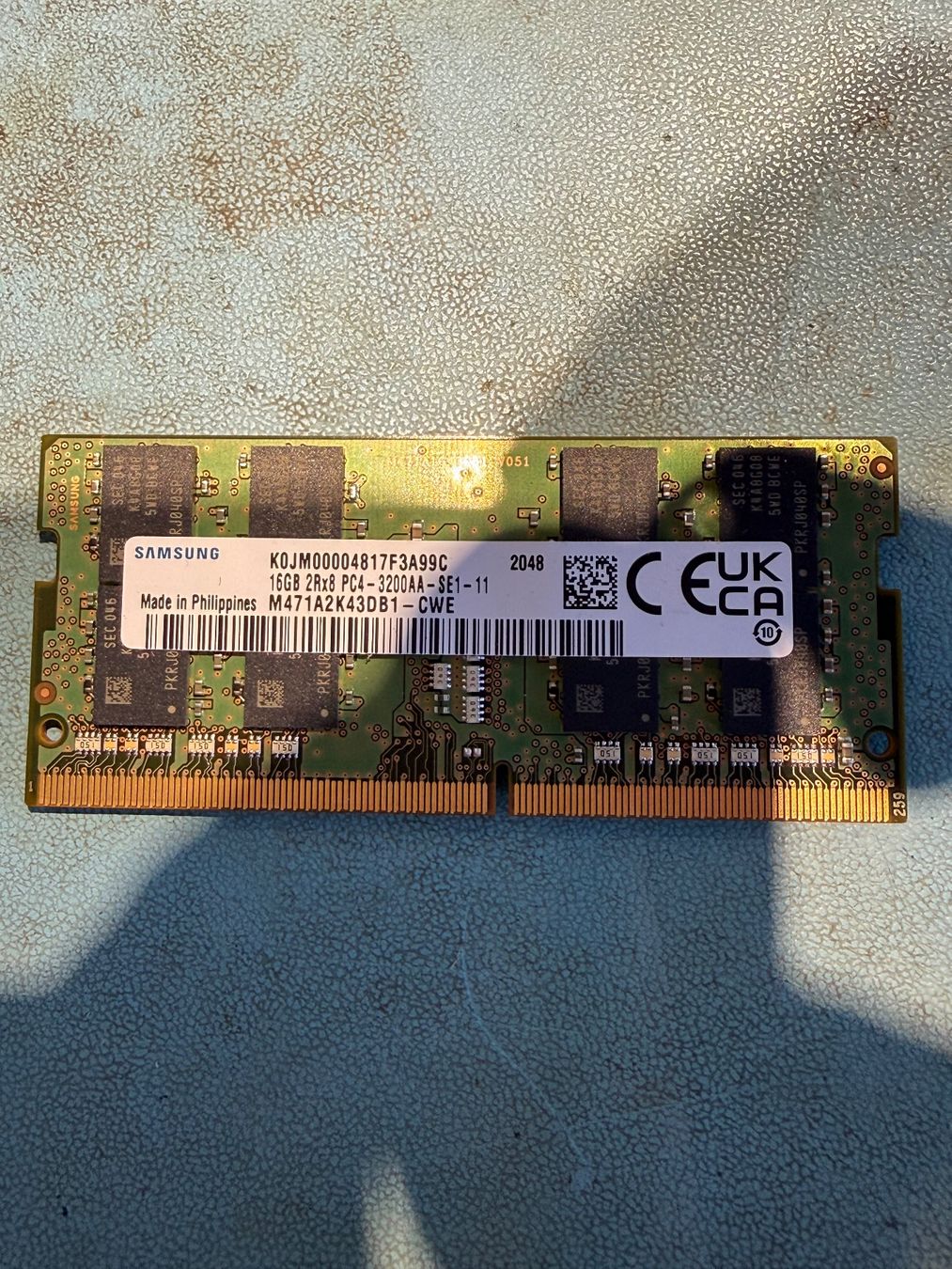 Memoria / RAM: Samsung 16GB DDR4 Laptop RAM – Usato da Siebnen venduto da icrservicesolutions