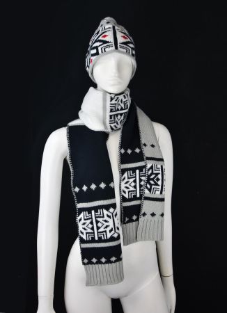 Icepeak Wintermütze + Schal  Set unisex Mütze + Schal 1 Size