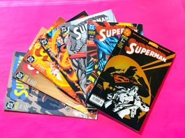 Superman Die neue Serie Komplett Set Nr. 1-7 Panini Comic